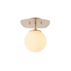 Walden Metal Ceiling Light in Gold - UK