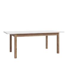 Waldorf Wooden Extending Dining Table in Light Grey And Oak - UK