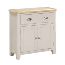 Waldorf Wooden Sideboard With 2 Doors 1 Drawer In Oak And White - UK