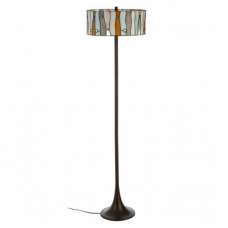 Waldron Jewel Floor Lamp In Bronze Tone - UK