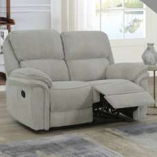 Wauchula Fabric Recliner 2 Seater Sofa - Beige - UK