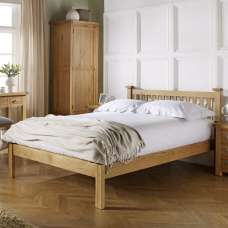 Webworms Wooden King Size Bed In Oak - UK