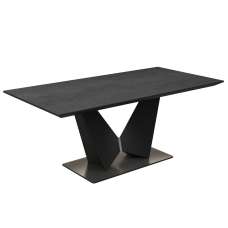 Westbury Ceramic Coffee Table In Matt Grey - UK