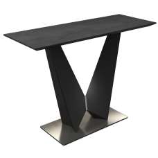 Westbury Ceramic Console Table In Matt Grey - UK