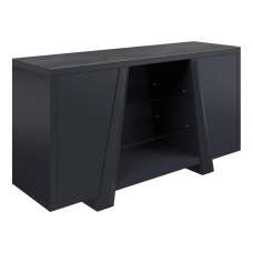 Westbury Matt Grey Ceramic Top Sideboard With Wooden Base - UK