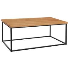 Wichita Wooden Rectangular Coffee Table In Natural Oak - UK