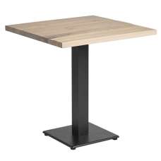 Wingate Medium Wooden Square Dining Table In Extra White - UK