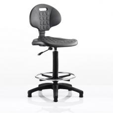 Winston Home Office Operator Chair In Black With Foot Rest - UK