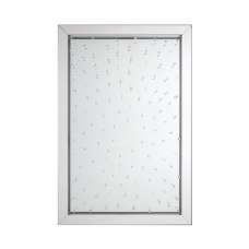 Witoka Bevelled Edge Wall Mirror In Silver - UK