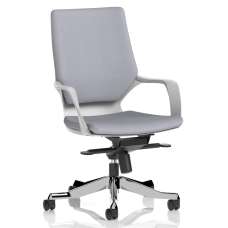 Xenia Fabric Office Chair With Arms In Quest Shell - UK
