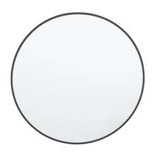 Yareli Round Wall Mirror In Black Frame - UK