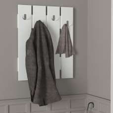 Zanviro Wooden Coat Rack In White - UK