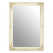 Zelman Wall Bedroom Mirror In Bone White Frame - UK