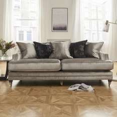 Fabric Sofas In Velvet & Linen