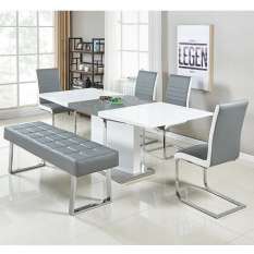 Buy our fabulous extending dining table sets in wooden, glass and high gloss