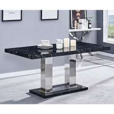 Choose modern dining tables UK from various materials and styles like wood, glass, high gloss and marble