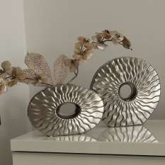 flower and decorative glass vases online at economical price in black, silver and white colors