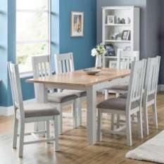 wooden extending dining table and chairs sets UK