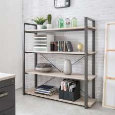 Collection of shelving units and storage for your living room in wood, glass & gloss