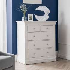 Shop wide or narrow chest of drawers in white gloss, glass and wood