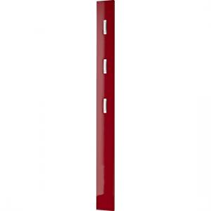 Colorado Coat Rack Wall Mounted In Red High Gloss Front