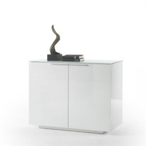 High Gloss Sideboards Uk Furniture In Fashion Canberra Compact Sideboard In White Gl Top And High Gloss