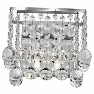 Hanna 2 Lamp Wall Light Finished In Polished Chrome