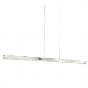 Clover Straight Bar Celing Light With Clear Crystal Glass