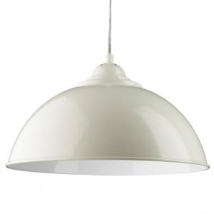 Fusion Sanford Cream White Inner Dome Shape Pendant Lamp