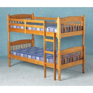 Abdal Old Antique Pine Bunk Bed with Ladder