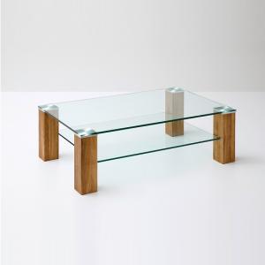 Gl Coffee Tables Uk Furniture In Fashion Snowdon Gl Coffee Table Rectangular In Clear And Knotty Oak