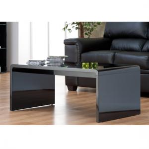 Toscana Coffee Table Rectangular In High Gloss Black