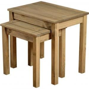 Prinsburg Nest of 2 Tables in Natural Oak Wax