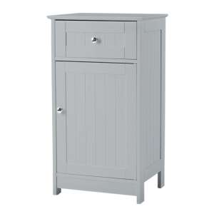 Aacle Bathroom Storage Cabinet With 1 Door 1 Drawer In Grey