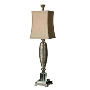 Abriella Buffet Table Lamp With Polished Chrome Metal