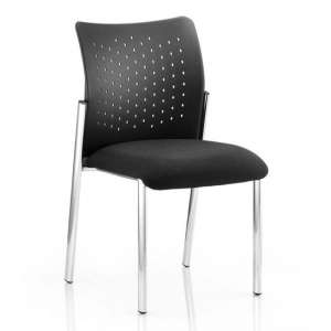 Academy Office Visitor Chair In Black No Arms