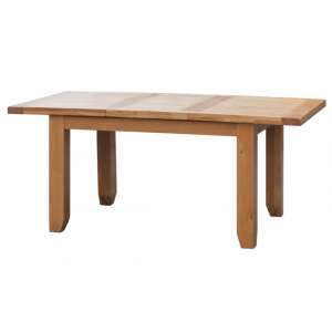 Adriel Small Extending Wooden Dining Table In Light Oak
