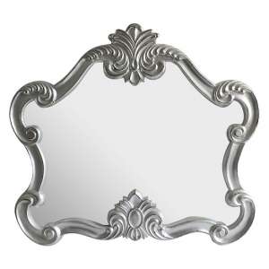 Acorn Decorative Wall Mirror In Silver