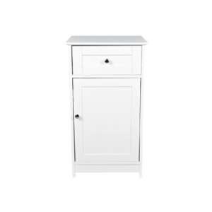 Aacle Wooden Low Storage Unit In White