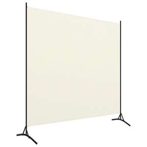 Agrippa Fabric 1 Panel 175cm x 180cm Room Divider In White