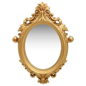 Airlia Castle Style Wall Mirror In Gold