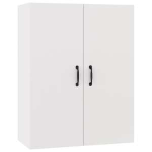 Albany Wooden Wall Storage Cabinet With 2 Doors In White
