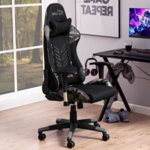 Albertville Fabric Gaming Home And Office Chair In Black