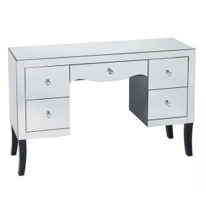 Valentica Mirrored Dressing Table With 4 Drawers