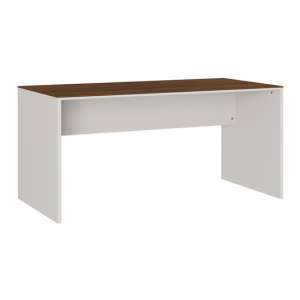 Ancona Laptop Desk In Cashmere And Walnut
