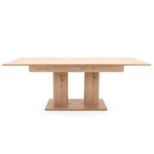 Andorra Wooden Extendable Dining Table In Artisan Oak