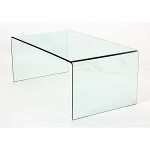 Angola Clear Glass Coffee Table
