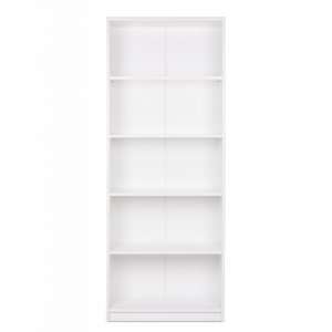Aquarius Tall Shelving Unit In White With 4 Shelves