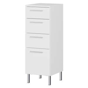 Arvada Bathroom Base Storage Cabinet In White