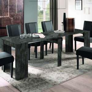 Aspen Large Extending Wooden Dining Table In Oxide